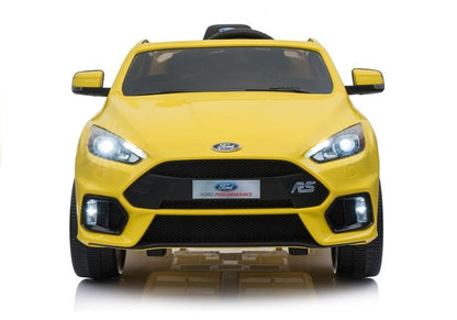 Elektrické auto na akumulátor s dálkovým ovládáním Ford Focus RS žluté