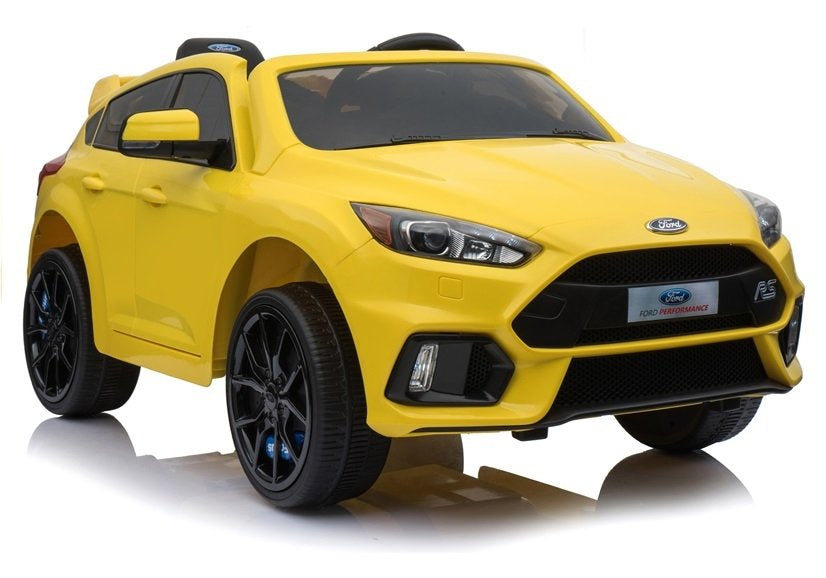 Elektrické auto na akumulátor s dálkovým ovládáním Ford Focus RS žluté