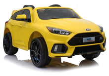 Elektrické auto na akumulátor s dálkovým ovládáním Ford Focus RS žluté