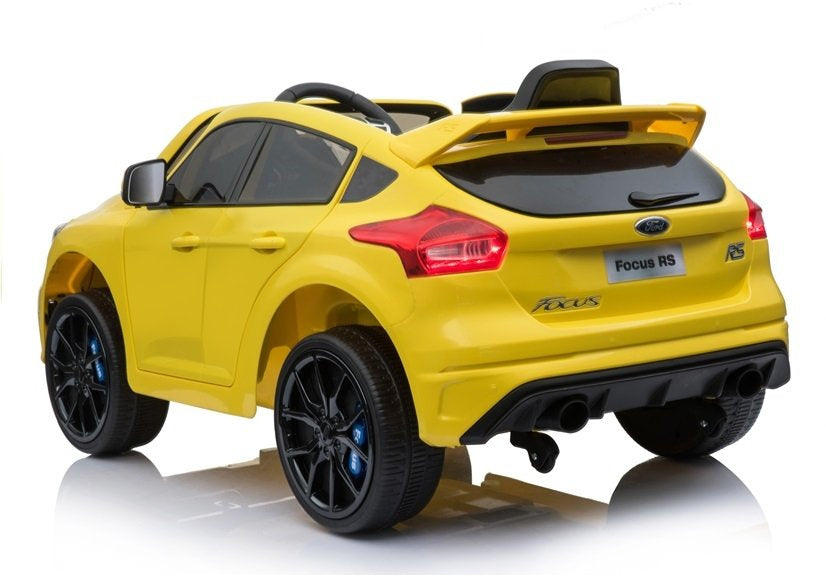 Elektrické auto na akumulátor s dálkovým ovládáním Ford Focus RS žluté