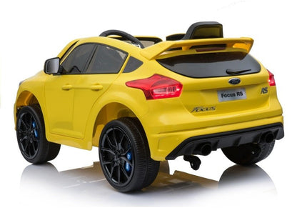 Elektrické auto na akumulátor s dálkovým ovládáním Ford Focus RS žluté