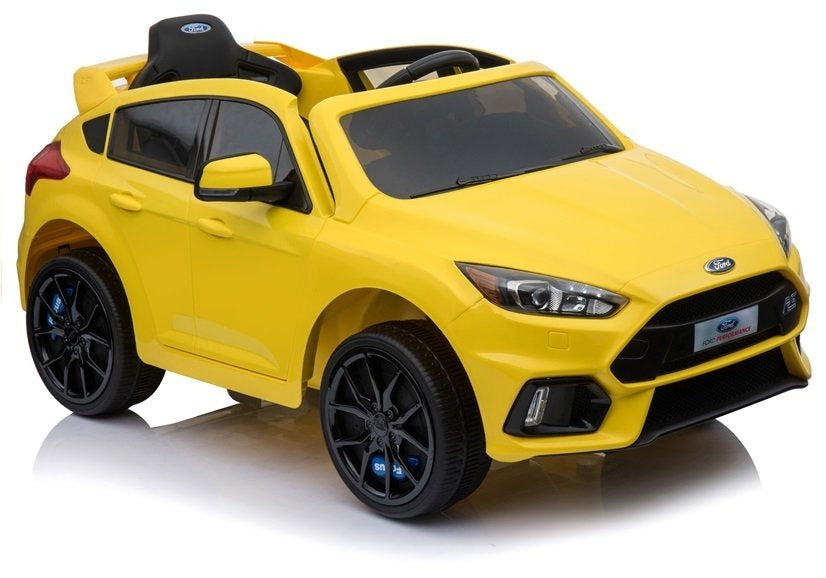 Elektrické auto na akumulátor s dálkovým ovládáním Ford Focus RS žluté