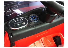 Elektrické auto na akumulátor s MP3 a dálkovým ovládáním červené
