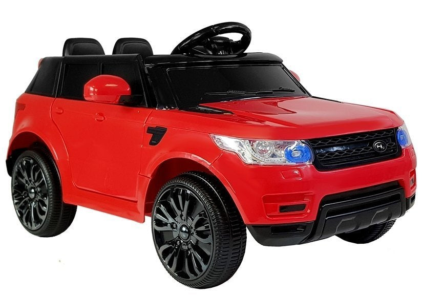 Elektrické auto na akumulátor s MP3 a dálkovým ovládáním červené