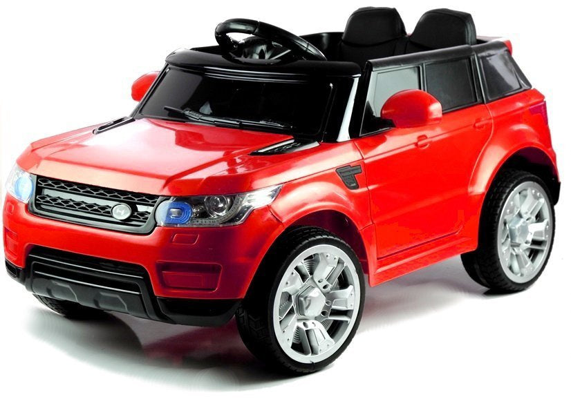 Elektrické auto na akumulátor s MP3 a dálkovým ovládáním červené