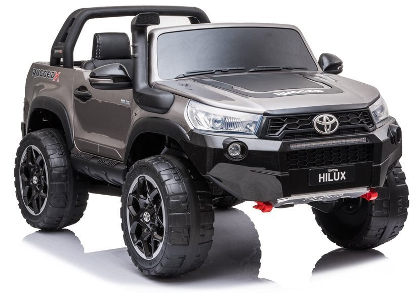 Elektrické auto na akumulator Toyota Hilux s dálkovým ovládáním stříbrné