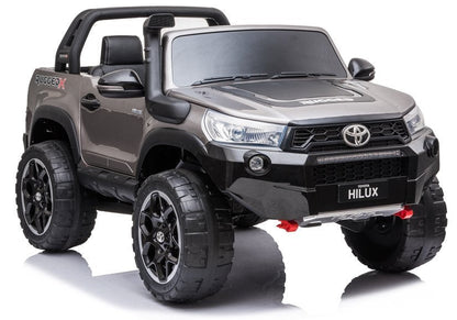 Elektrické auto na akumulator Toyota Hilux s dálkovým ovládáním stříbrné