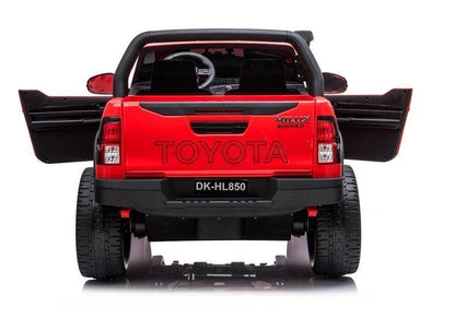 Elektrické auto na akumulator Toyota Hilux s dálkovým ovládáním červené