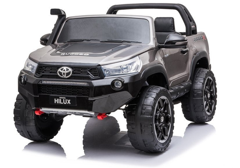 Elektrické auto na akumulator Toyota Hilux s dálkovým ovládáním stříbrné
