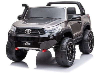Elektrické auto na akumulator Toyota Hilux s dálkovým ovládáním stříbrné