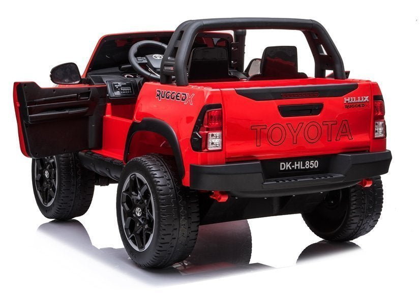 Elektrické auto na akumulator Toyota Hilux s dálkovým ovládáním červené