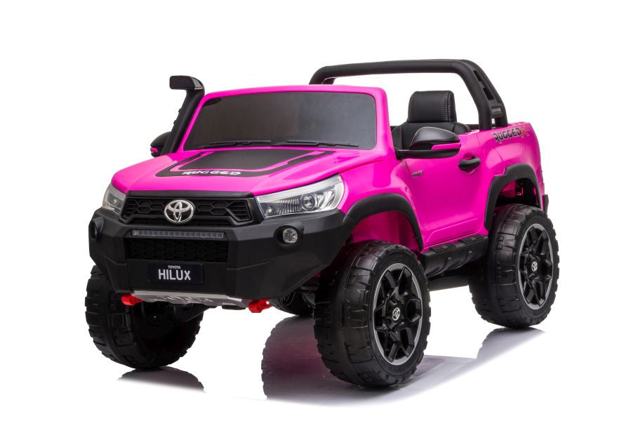Elektrické auto na akumulator Toyota Hilux s dálkovým ovládáním růžové