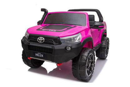 Elektrické auto na akumulator Toyota Hilux s dálkovým ovládáním růžové