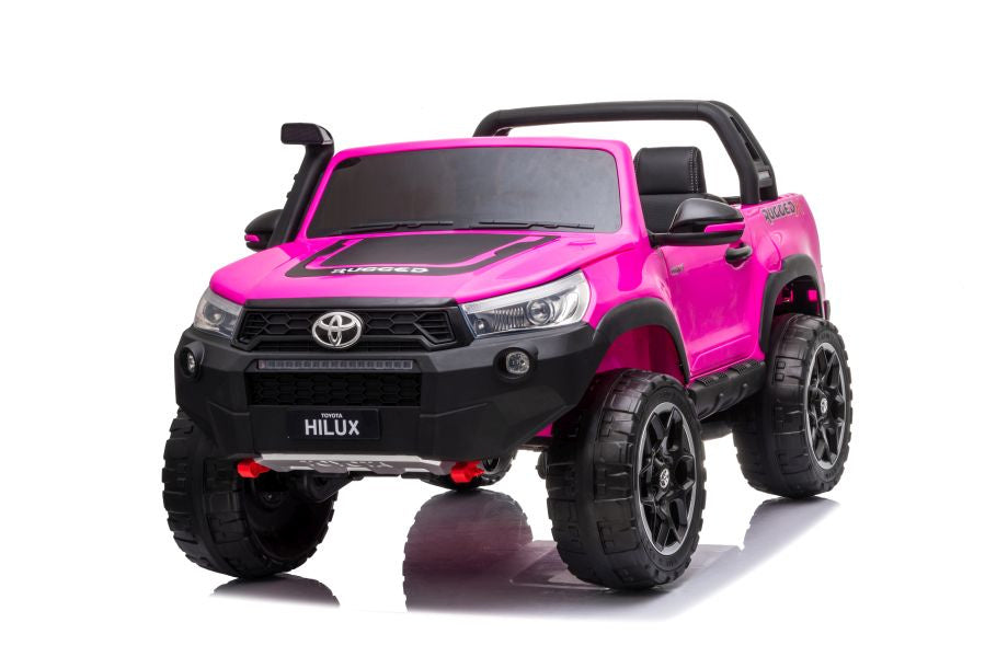 Elektrické auto na akumulator Toyota Hilux s dálkovým ovládáním růžové