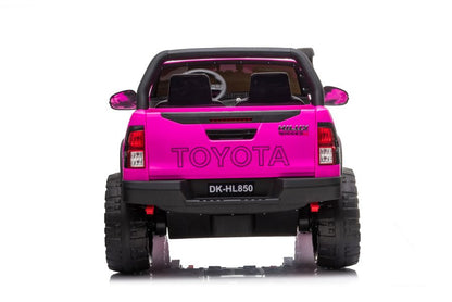 Elektrické auto na akumulator Toyota Hilux s dálkovým ovládáním růžové