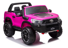 Elektrické auto na akumulator Toyota Hilux s dálkovým ovládáním růžové