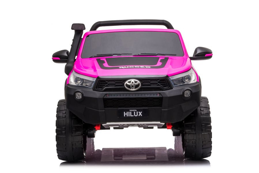 Elektrické auto na akumulator Toyota Hilux s dálkovým ovládáním růžové