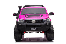 Elektrické auto na akumulator Toyota Hilux s dálkovým ovládáním růžové