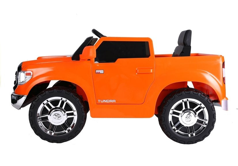 Elektrické auto na akumulator Toyota Tundra s pilotem oranžové