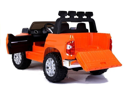 Elektrické auto na akumulátor Toyota Tundra s pilotem oranžové