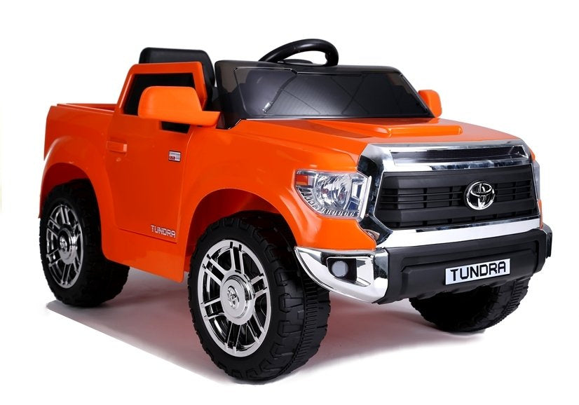 Elektrické auto na akumulator Toyota Tundra s pilotem oranžové