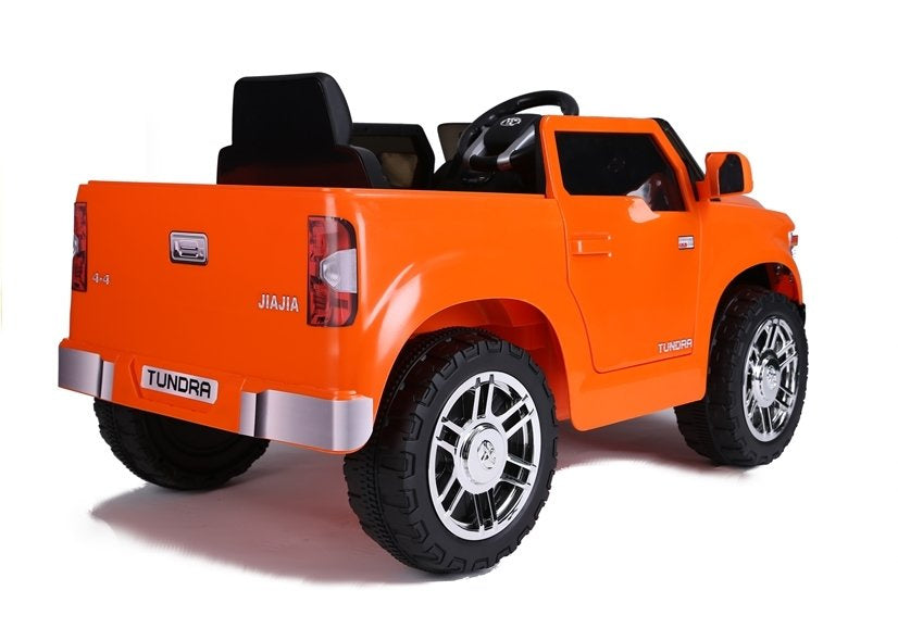 Elektrické auto na akumulator Toyota Tundra s pilotem oranžové