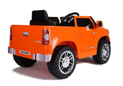Elektrické auto na akumulator Toyota Tundra s pilotem oranžové
