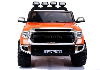 Elektrické auto na akumulátor Toyota Tundra s pilotem oranžové