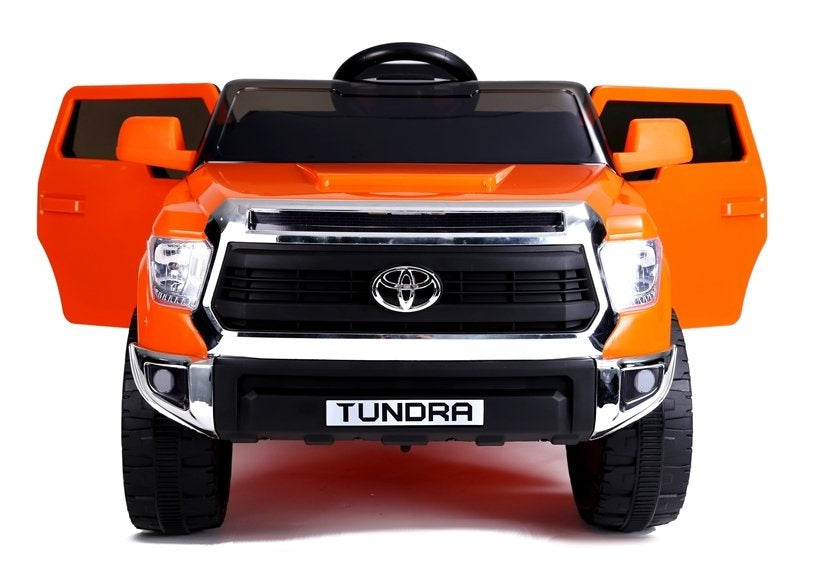 Elektrické auto na akumulator Toyota Tundra s pilotem oranžové