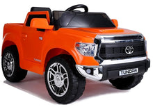 Elektrické auto na akumulator Toyota Tundra s pilotem oranžové