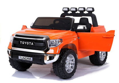 Elektrické auto na akumulátor Toyota Tundra s pilotem oranžové