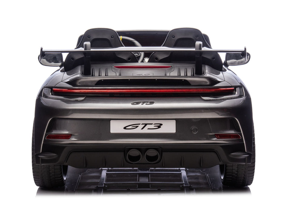 Elektrické auto Porsche GT3 – na akumulátor | šedé