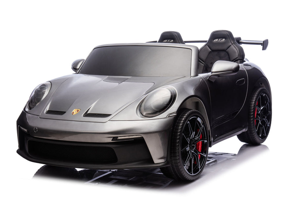 Elektrické auto Porsche GT3 – na akumulátor | šedé