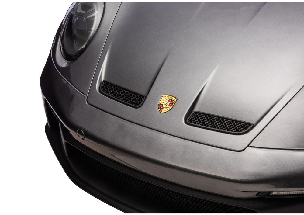 Elektrické auto Porsche GT3 – na akumulátor | šedé