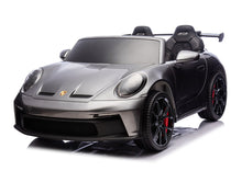 Elektrické auto Porsche GT3 – na akumulátor | šedé
