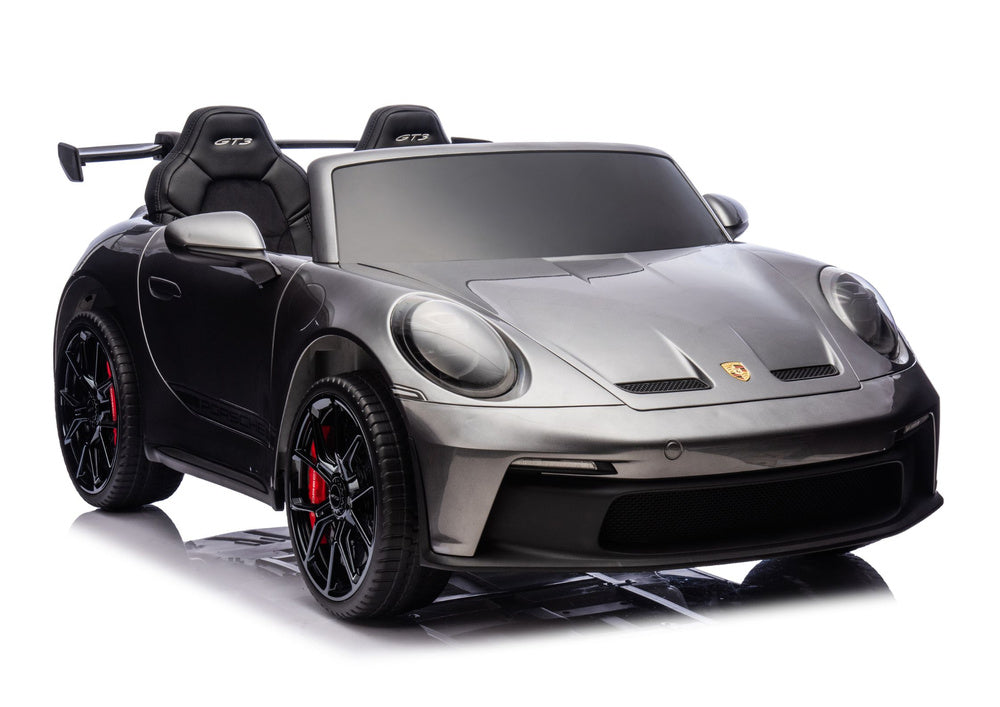 Elektrické auto Porsche GT3 – na akumulátor | šedé