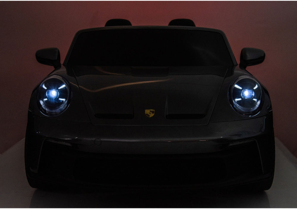 Elektrické auto Porsche GT3 – na akumulátor | šedé