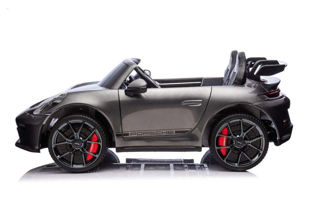 Elektrické auto Porsche GT3 – na akumulátor | šedé