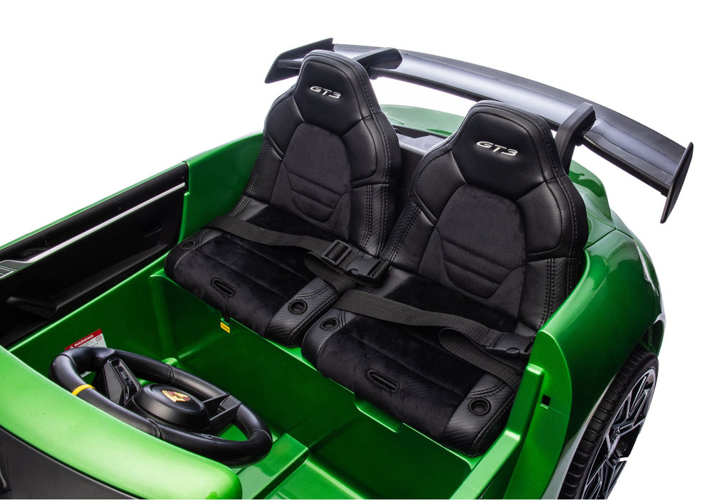 Elektrické auto Porsche GT3 – na akumulátor | zelené