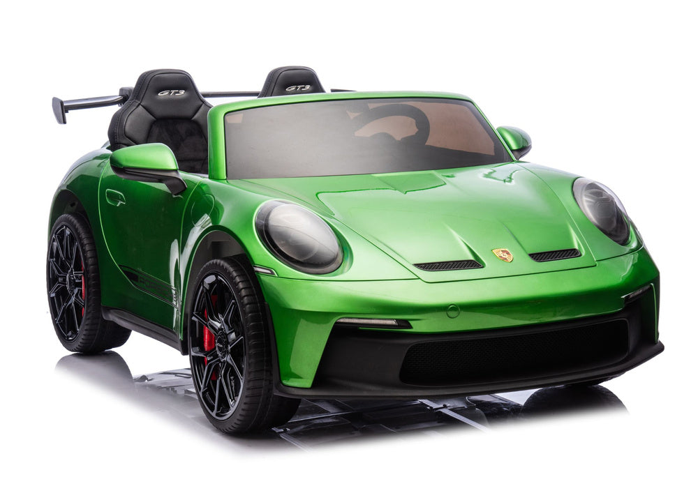 Elektrické auto Porsche GT3 – na akumulátor | zelené