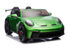 Elektrické auto Porsche GT3 – na akumulátor | zelené
