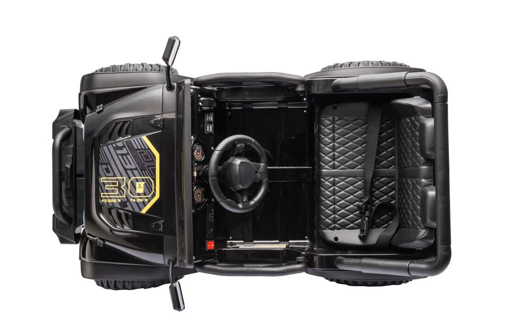 Elektrické auto pro děti YSA8813 černé 24V s dálkovým ovládáním