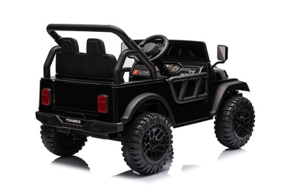 Elektrické auto pro děti YSA8813 černé 24V s dálkovým ovládáním