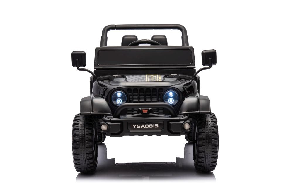 Elektrické auto pro děti YSA8813 černé 24V s dálkovým ovládáním