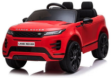 Elektrické auto Range Rover Evoque červené – dětské vozidlo na akumulátor