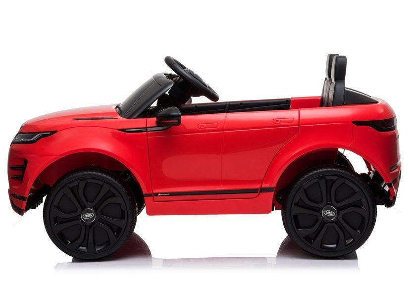 Elektrické auto Range Rover Evoque červené – dětské vozidlo na akumulátor