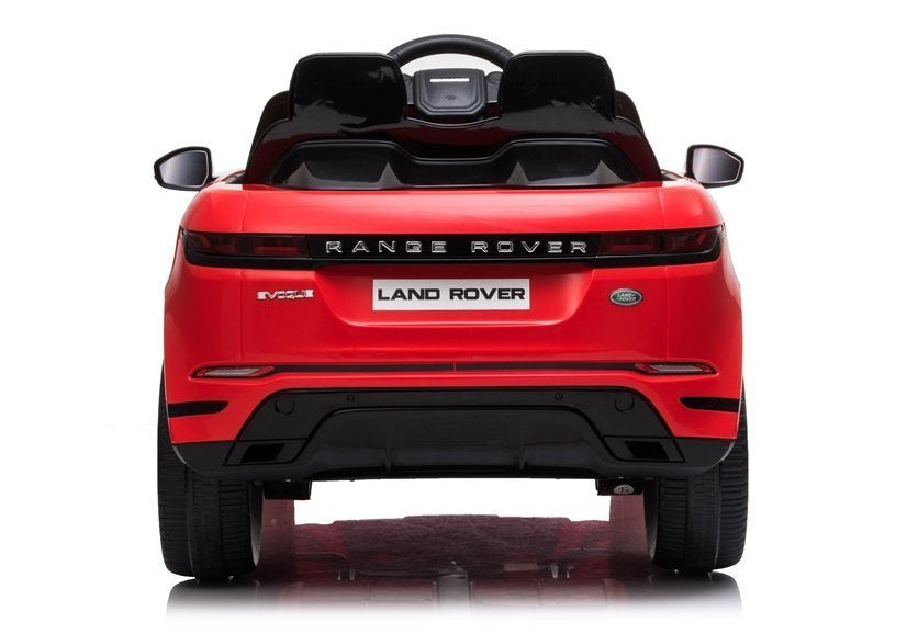 Elektrické auto Range Rover Evoque červené – dětské vozidlo na akumulátor