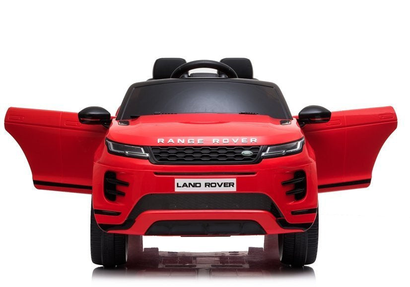 Elektrické auto Range Rover Evoque červené – dětské vozidlo na akumulátor