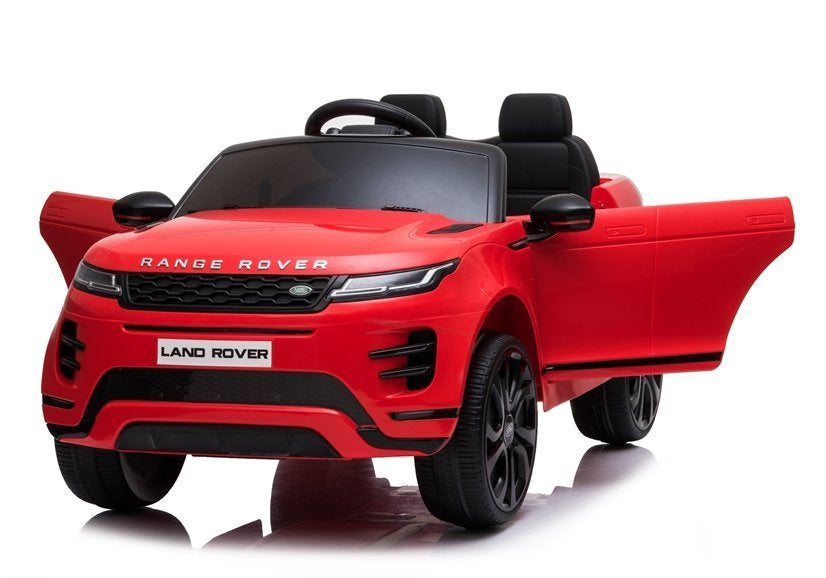 Elektrické auto Range Rover Evoque červené – dětské vozidlo na akumulátor