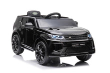 Elektrické auto Range Rover s lakovanou karoserií černé